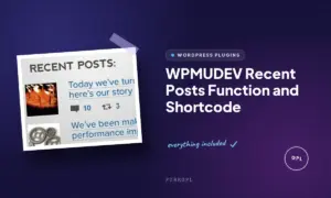 wpmudev recent posts function and shortcode