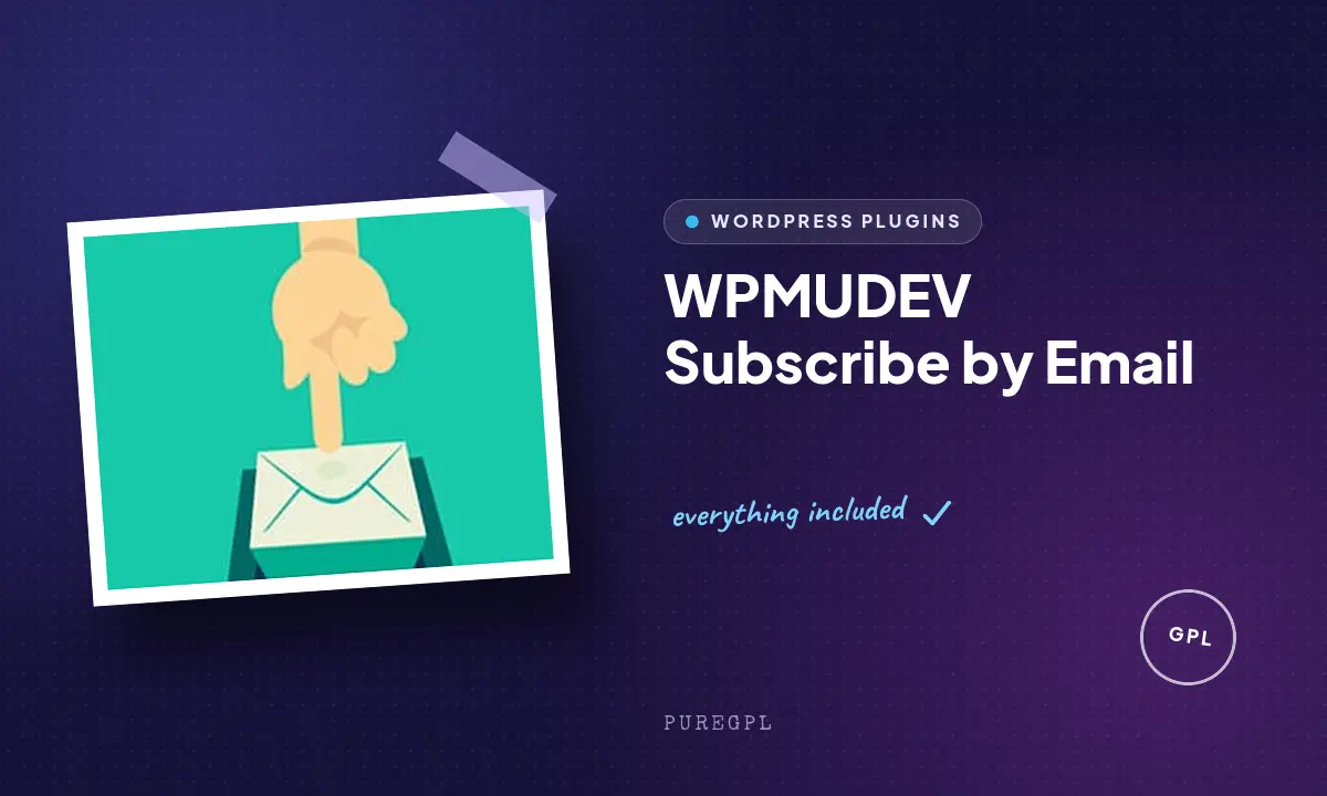 Wpmudev | Subscribe by Email