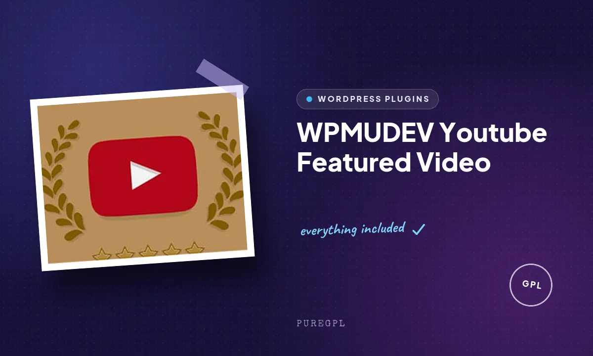 Wpmudev | Youtube Featured Video