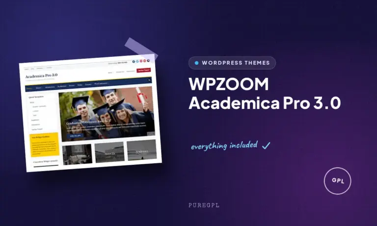 wpzoom academica pro 3 0