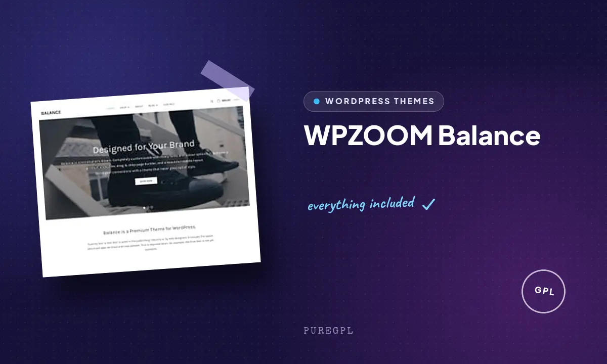 Wpzoom | Balance