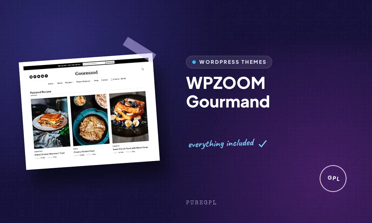 Wpzoom | Gourmand