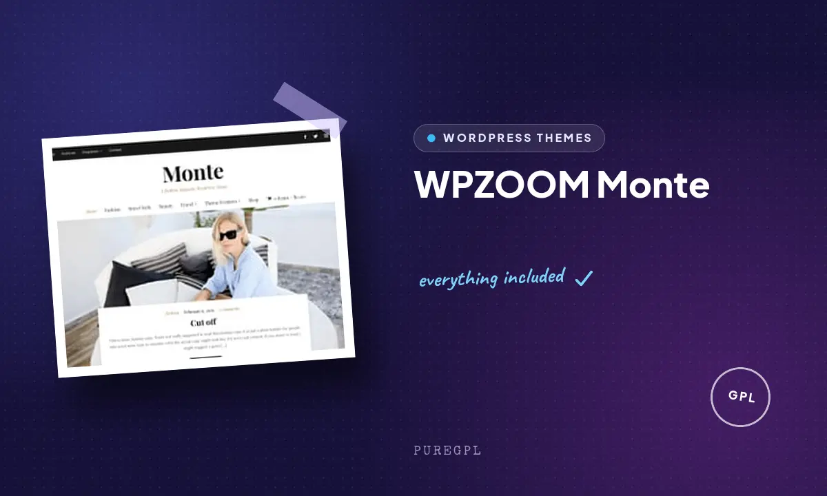 Wpzoom | Monte