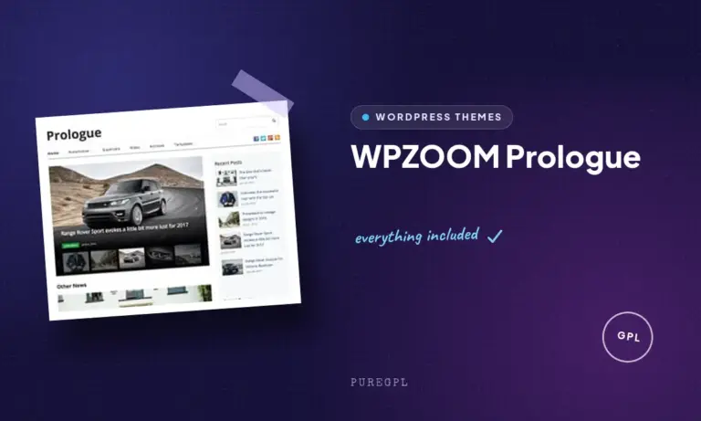 wpzoom prologue