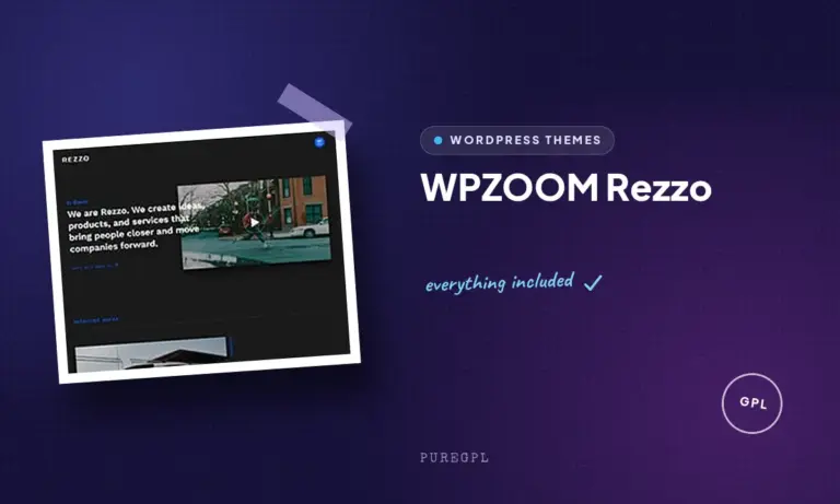 wpzoom rezzo