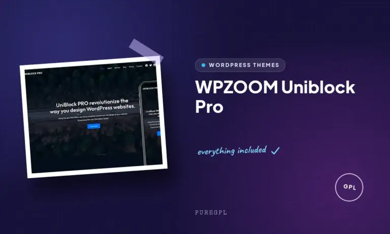 wpzoom uniblock pro