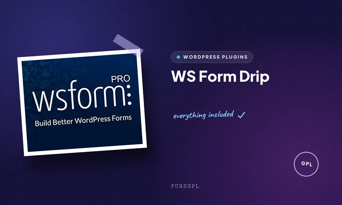 Ws form | Drip