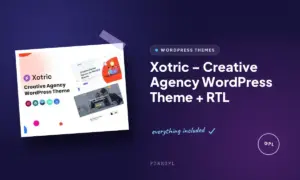 xotric creative agency wordpress theme rtl