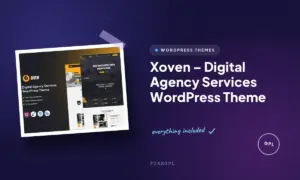xoven digital agency services wordpress theme