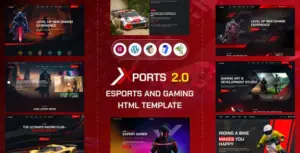 Xports – eSports and Gaming WordPress Theme