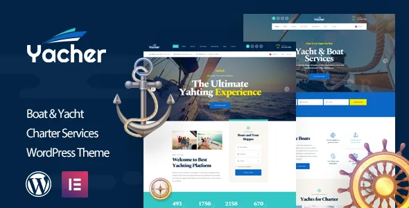 yacher yacht charter services wordpress theme 1