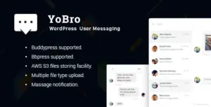 YoBro – WordPress Private Messaging Plugin