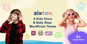 Zixton – Baby Fashion WooCommerce Theme