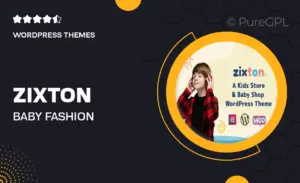 Zixton – Baby Fashion WooCommerce Theme