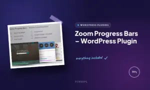 zoom progress bars wordpress plugin