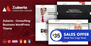 Zuberia – Business Consulting Services WordPress Theme