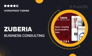 Zuberia – Business Consulting Services WordPress Theme