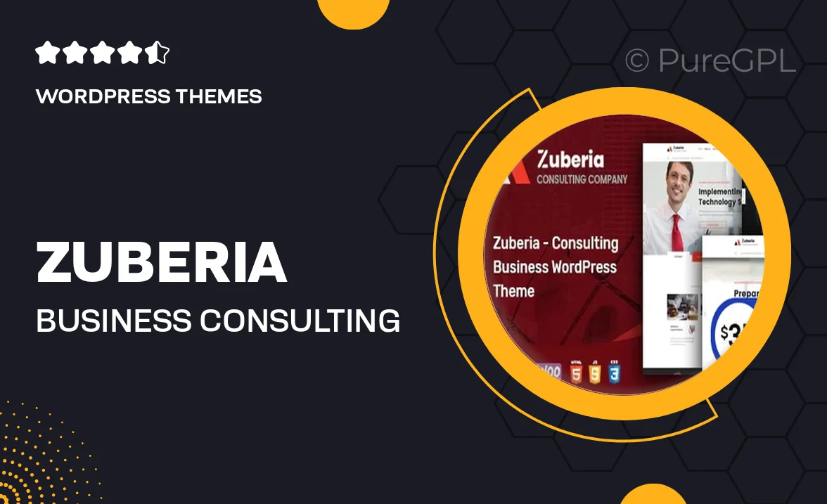 Zuberia – Business Consulting Services WordPress Theme