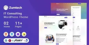 Zumtech – IT Solutions & Technology WordPress Theme