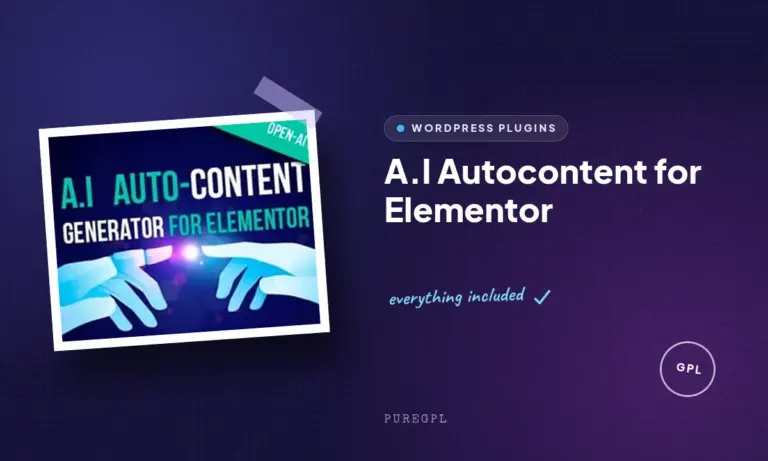 a i autocontent for elementor