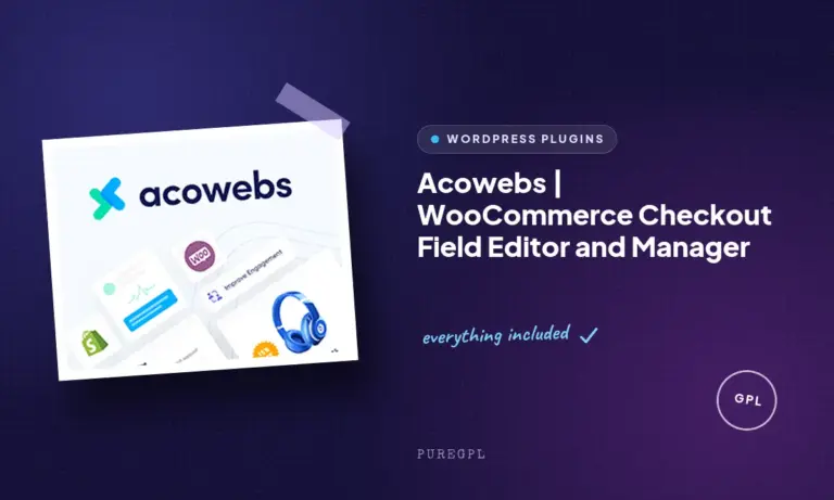 acowebs woocommerce checkout field editor and manager