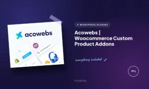 acowebs woocommerce custom product addons