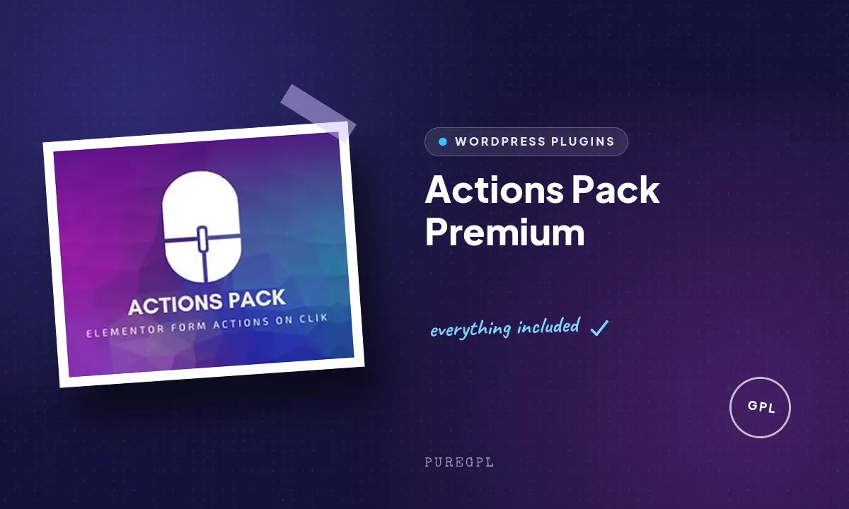 Actions Pack Premium