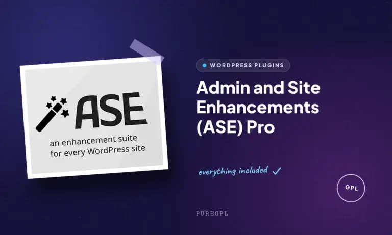 admin and site enhancements ase pro