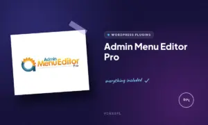 admin menu editor pro