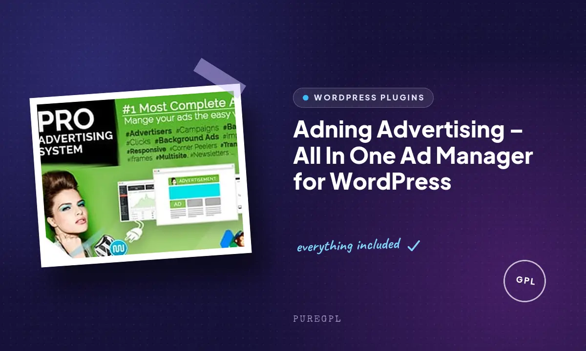 Adning Advertising – Professional, All In One Ad Manager for WordPress