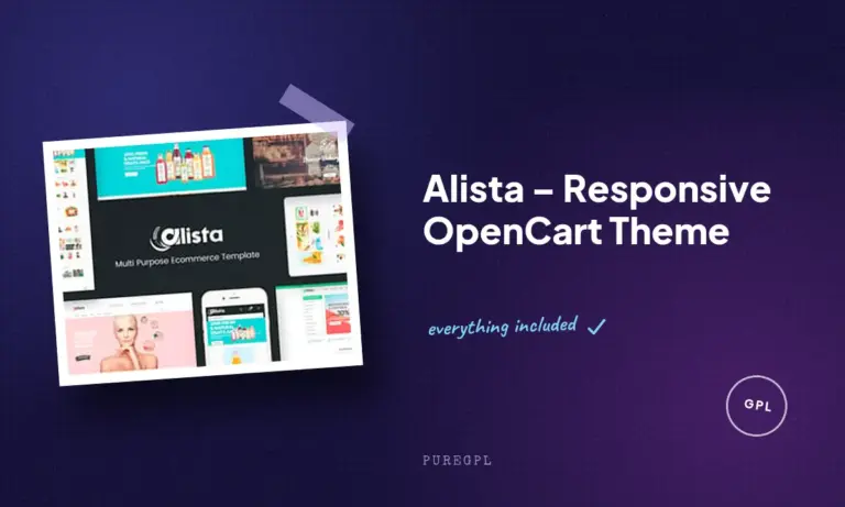alista responsive opencart theme