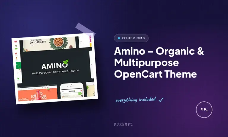 amino organic multipurpose opencart theme