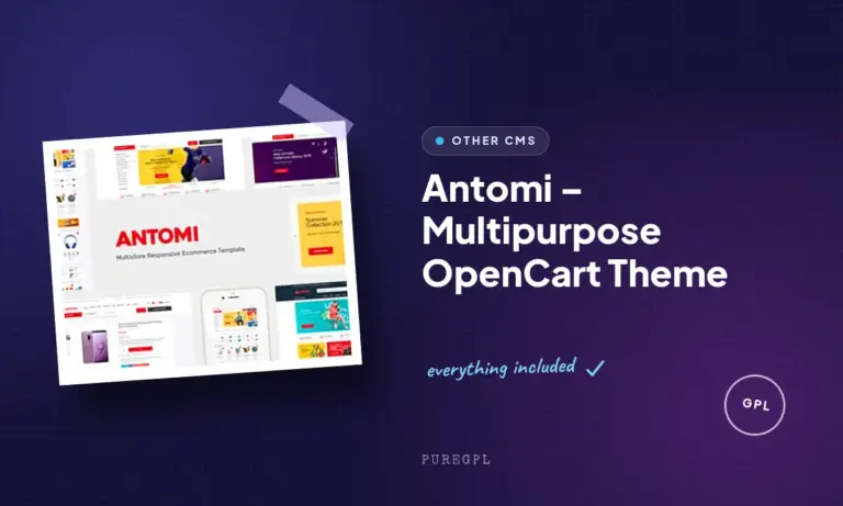 antomi multipurpose opencart theme