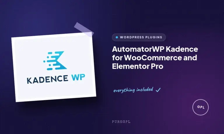 automatorwp kadence for woocommerce and elementor pro