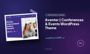 aventer conferences events wordpress theme