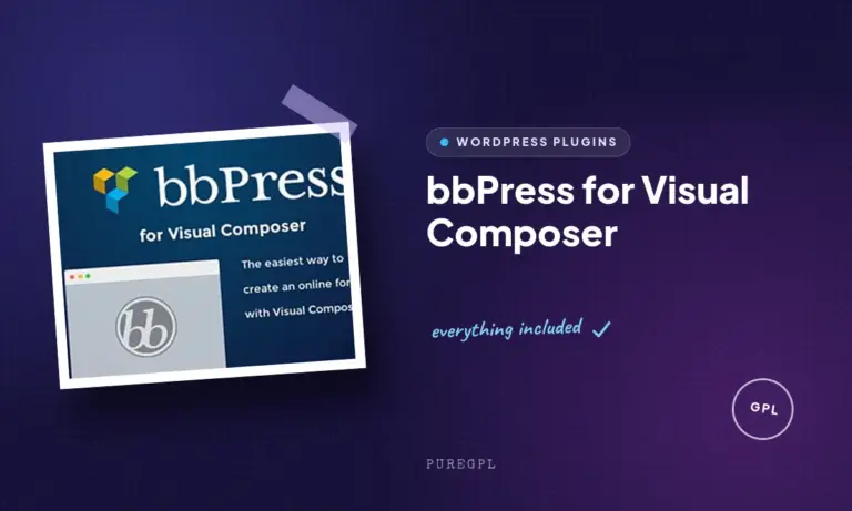 bbpress for visual composer