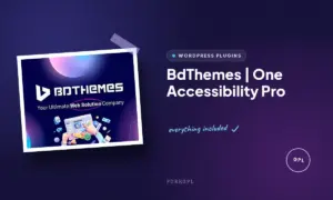 bdthemes one accessibility pro
