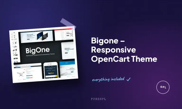 bigone responsive opencart theme