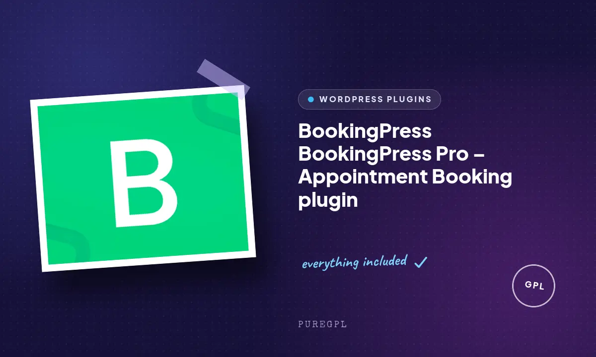 BookingPress Pro – Appointment Booking plugin