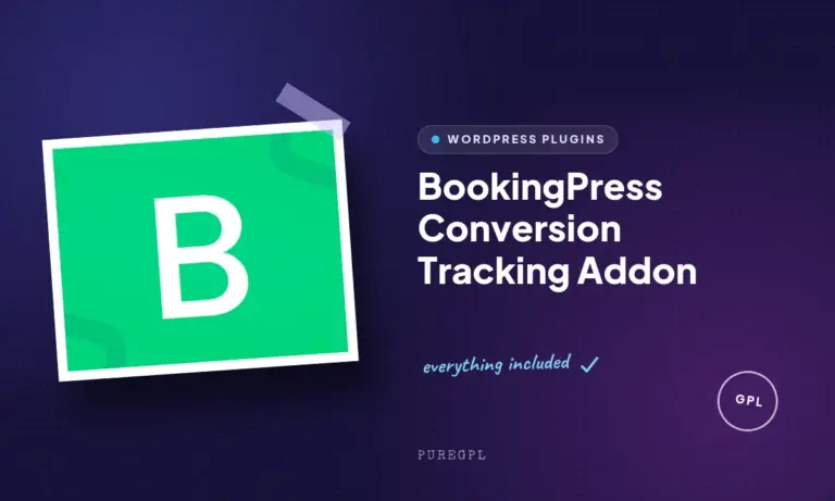 bookingpress conversion tracking addon