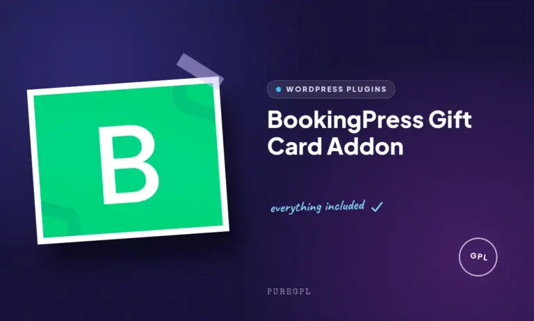 bookingpress gift card addon