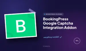 bookingpress google captcha integration addon