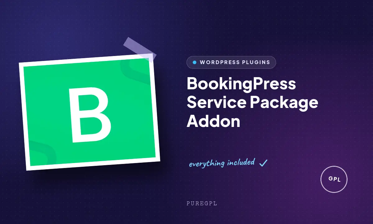 Bookingpress | Service Package Addon