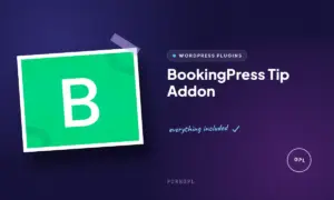 bookingpress tip addon