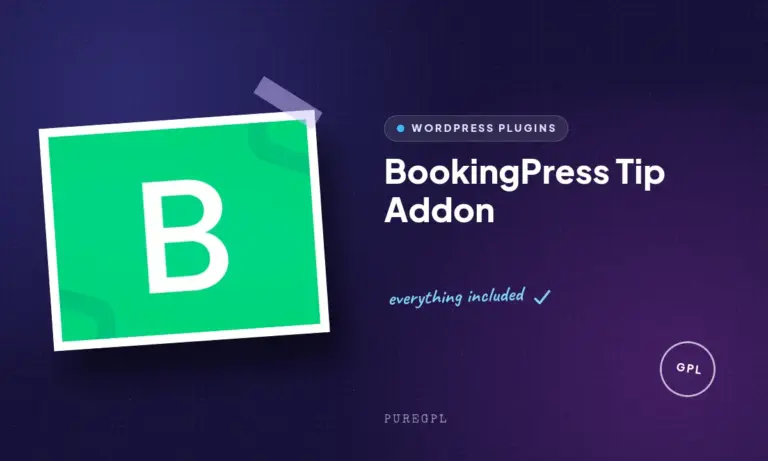 bookingpress tip addon