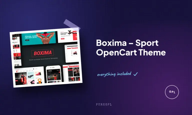 boxima sport opencart theme