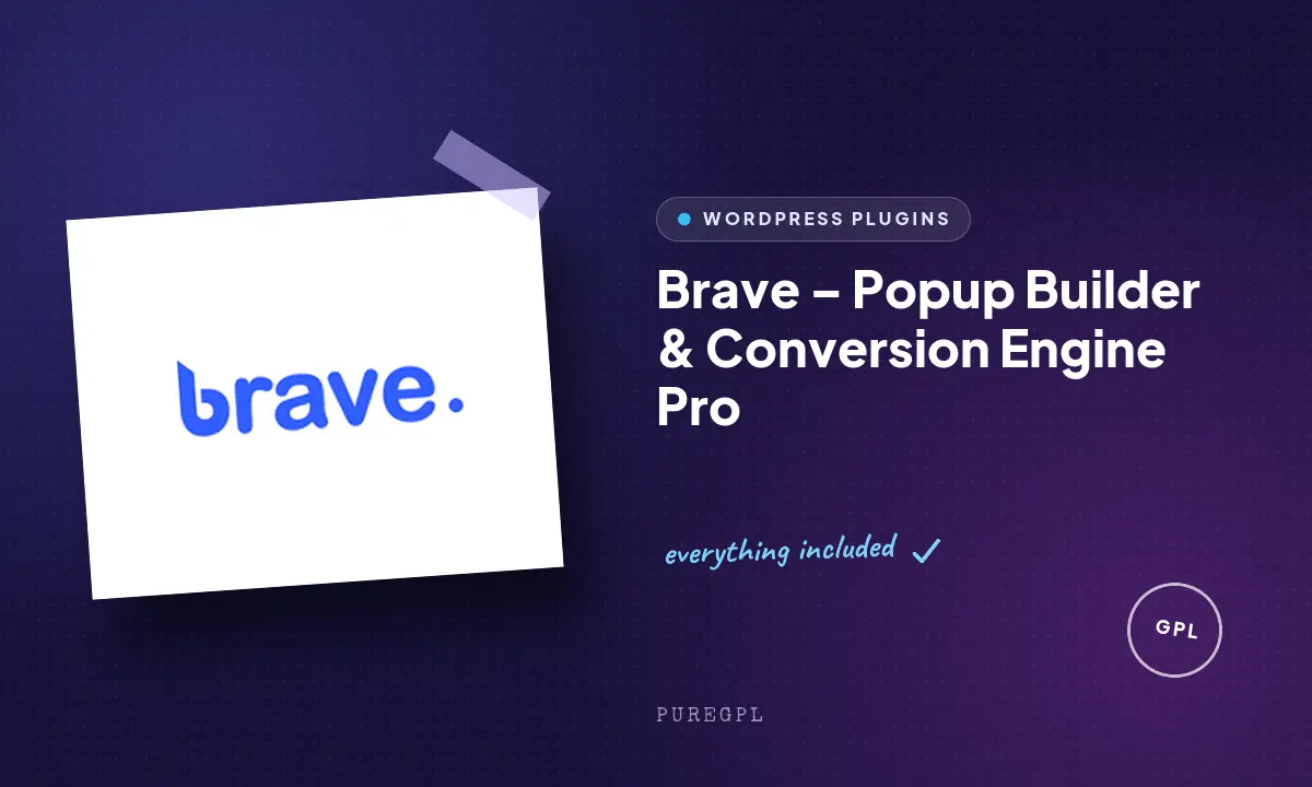 Brave – Popup Builder & Conversion Engine Pro