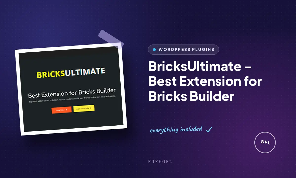BricksUltimate – Best Extension for Bricks Builder