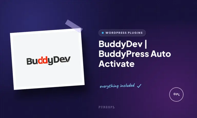 buddydev buddypress auto activate
