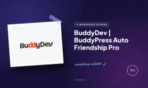 buddydev buddypress auto friendship pro